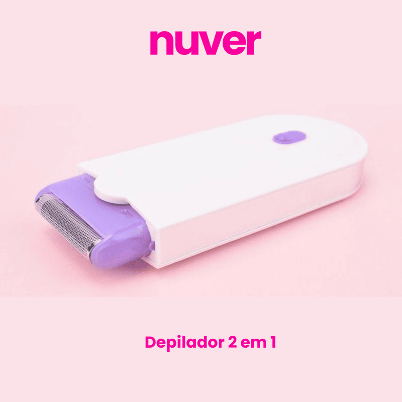 Depilador Indolor 2 em 1 - Nuverbr™ +[Brinde Exclusivo] PROMOÇÃO BLACK-FRIDAY